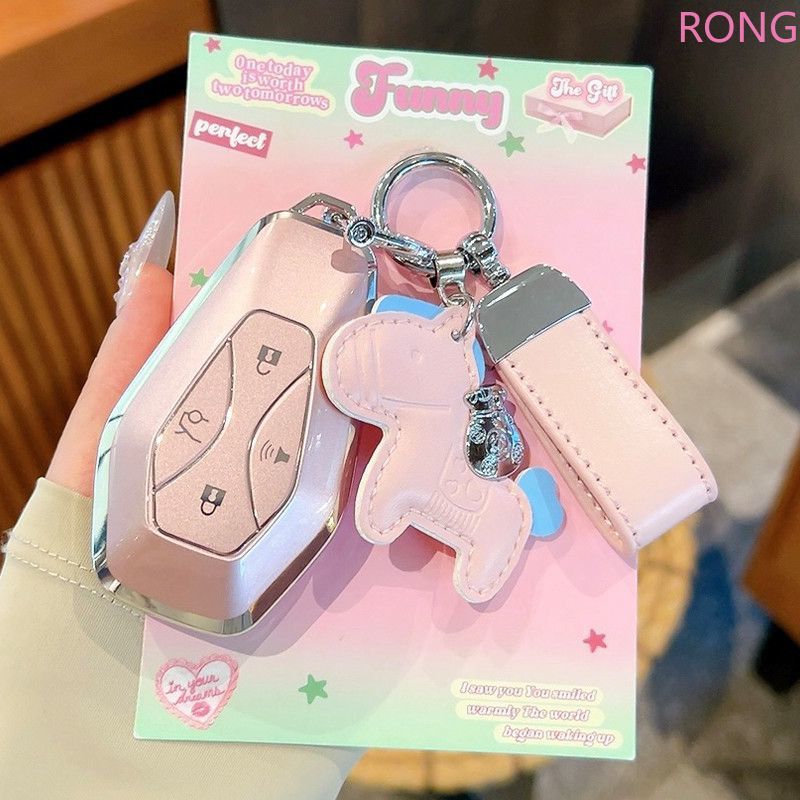 TPU รถ Remote Key กรณีสําหรับ ARCFOX Alpha S Alpha T ΑS ΑT GT ECF ARCFOX-7 กระเป๋ากุญแจรถป้องกัน Key