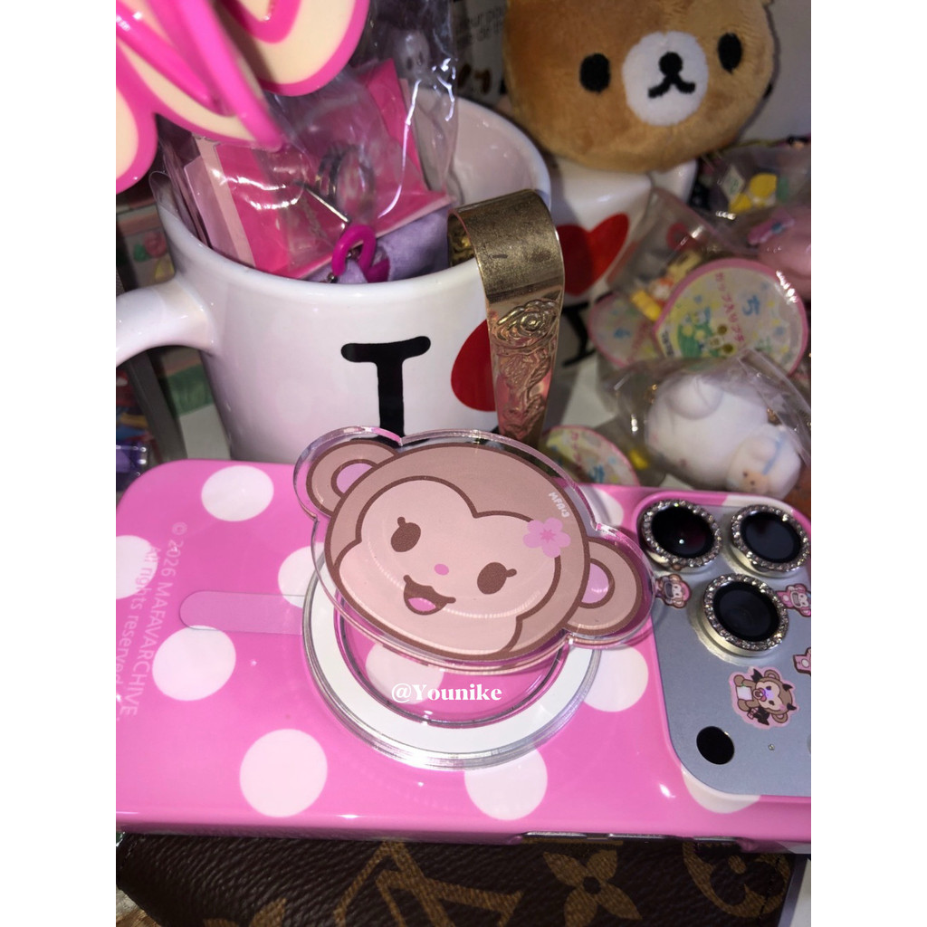 สไตล์เกาหลี ins สาวน่ารักสีชมพูลายจุดลิงเหมาะสําหรับ iphone17pro/17promax เคสป้องกัน Apple 16 เคสโทรศัพท์ 16promax เคสป้องกัน 15 กันกระแทก 13/14 เคส/iphone11/iphone12/12promax