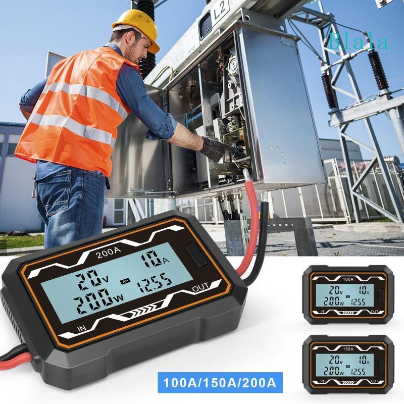 Blala เครื่องวิเคราะห์พลังงาน Watt Meter เครื่องวิเคราะห์ไฟฟ้า Precision AC แรงดันไฟฟ้า Amp Meter