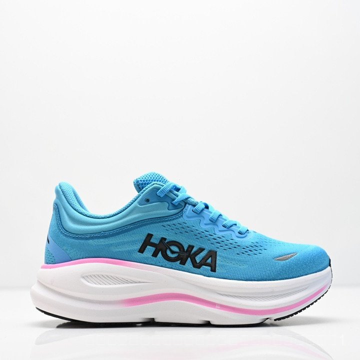 HOKA BONDI 9 รองเท้าวิ่งถนนสําหรับบุรุษและสตรีระบายอากาศได้น้ําหนักเบาสบายรองเท้ากีฬากันลื่นกันกระแท
