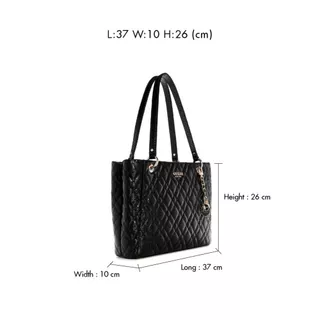 กระเป๋า Guess รุ่น GG962825 ISEMAY NOEL TOTE สีดำ