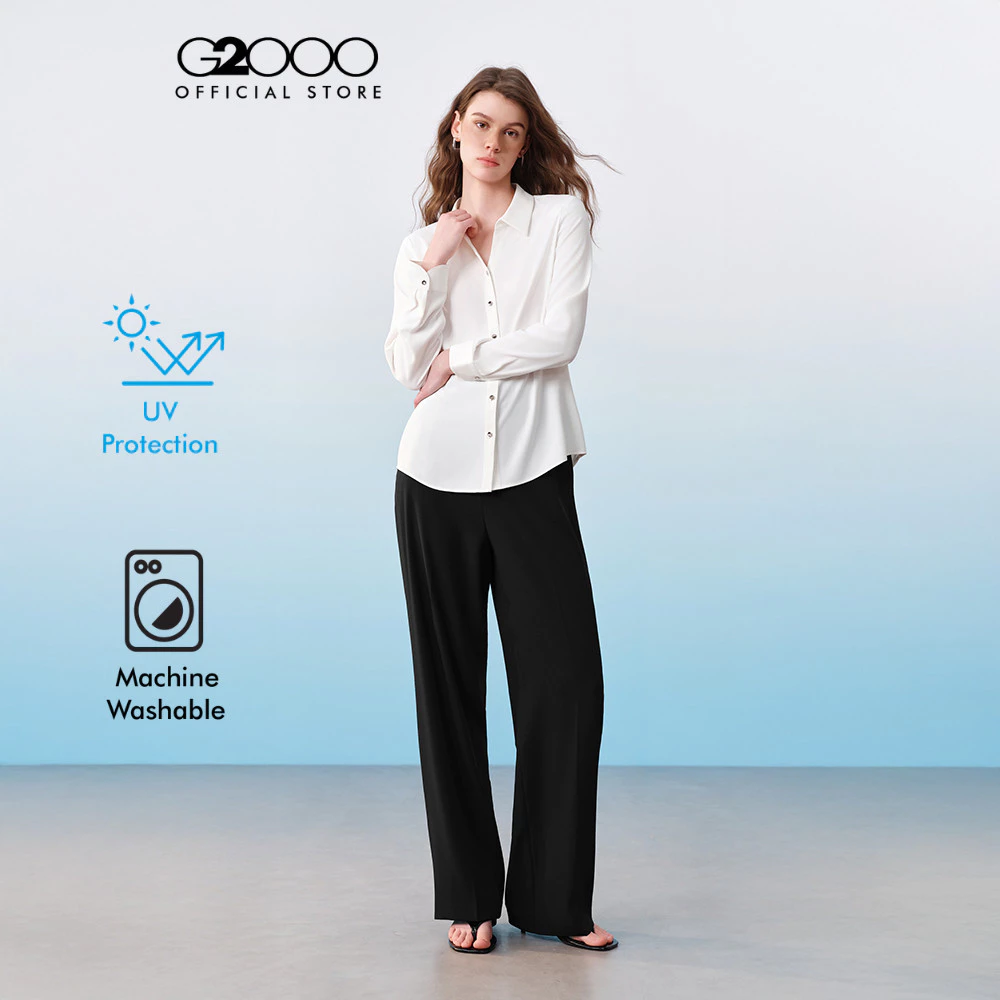 G2000 เสื้อเบลาส์แขนยาวสำหรับผู้หญิง ทรง Regular Fit รุ่น 61241011