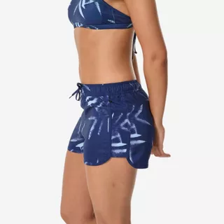 Decathlon Women’S Surfing Swim Shorts กางเกงว่ายน้ำโต้คลื่นขาสั้นสำหรับผู้หญิง รุ่น Tini - Navy Blue