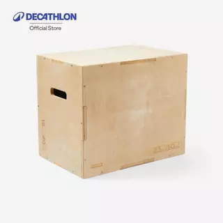 Decathlon Jump Box, Plyometrics Box กล่องสำหรับกระโดดเพื่อการฝึกแบบพลัยโอเมตริก - Brown