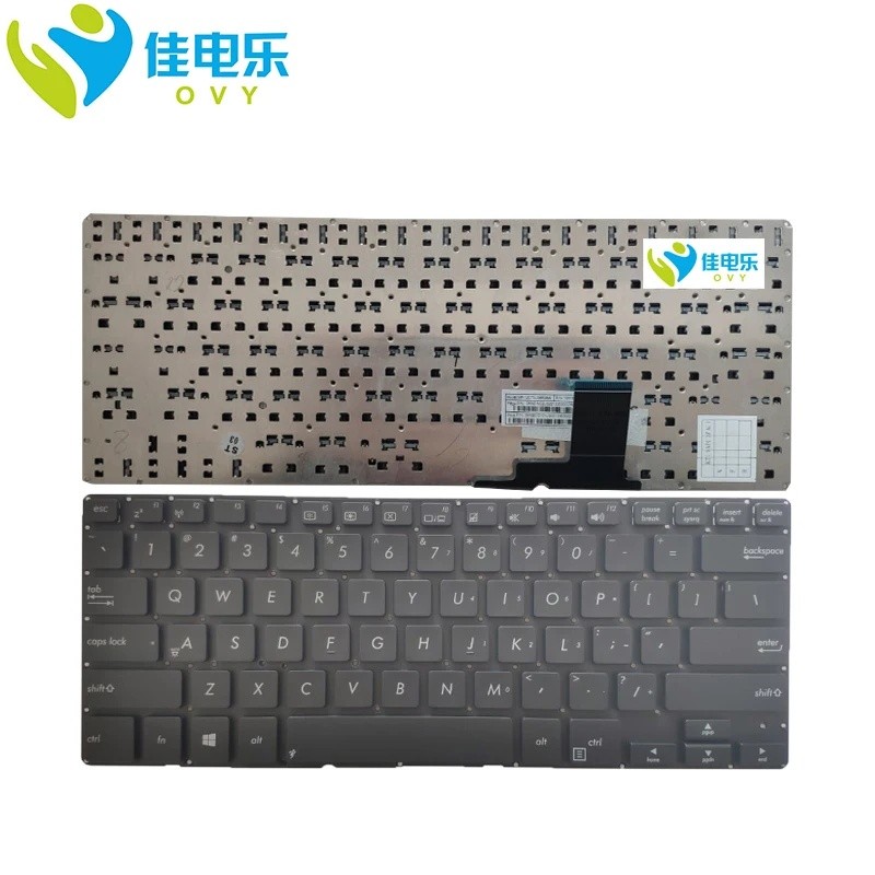 US แป้นพิมพ์แล็ปท็อปสําหรับ ASUS BU400 BU400V BUV400VA BUV400VC BU400A B400 B400A B400VC อังกฤษคีย์บ