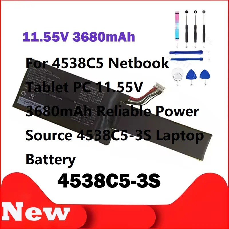 สําหรับ 4538C5 Netbook แท็บเล็ตพีซี 11.55V 3680mAh ที่เชื่อถือได้ 4538C5-3S แบตเตอรี่แล็ปท็อป