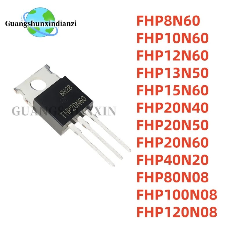 1-5PCS FHP8N60 FHP10N60 FHP12N60 FHP13N50 FHP15N60 FHP20N40 FHP20N50 FHP20N60 FHP40N20 FHP80N08N08HP