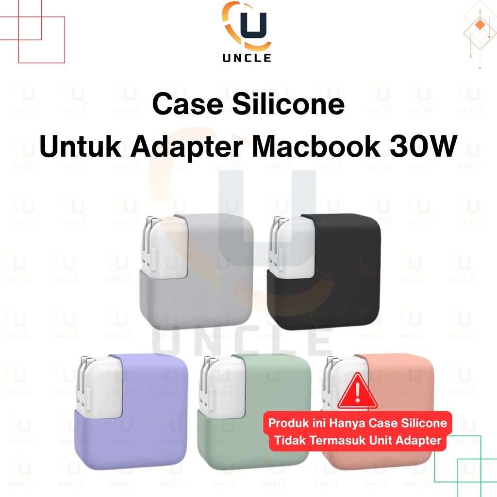 MacBook 30W เคสซิลิโคน Softcase MacBook 30W Anti-Scratch Adapter Protector