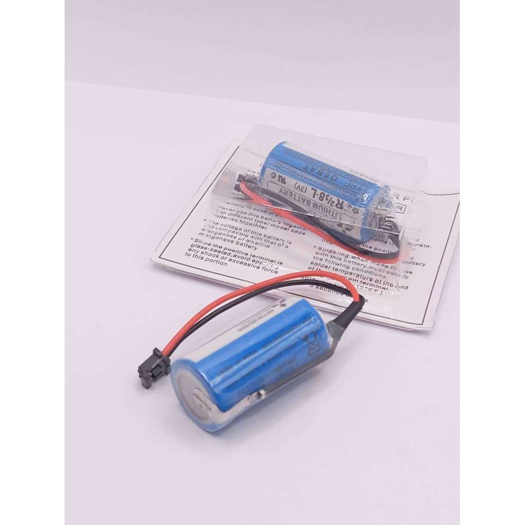 CR2/3 8.L Type Q6BAT แบตเตอรี่ลิเธียม PLC 3.6V
