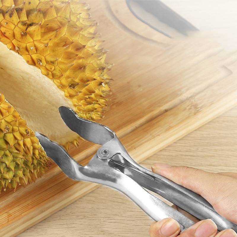 SHINE 1 PC Durian Opener คู่มือ Durian Peel Breaking เครื่องมือสําหรับร้านอาหารร้านขายของชําสแตนเลสส