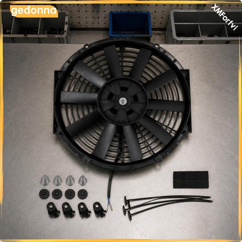[gedonna] พัดลมติดรถยนต์ระบายความร้อน 12V 80W Mini Turbo Jet Fan Safety Cooling Fan พัดลมพกพาเครื่อง