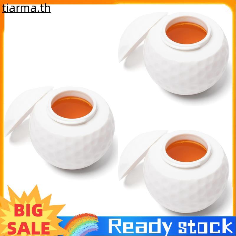 TIARMA 3PCS Golf Ball Shaped Shot Glass Golf Ball Shot Glass Cool Golf Ball Shot Glass ของขวัญที่สมบ