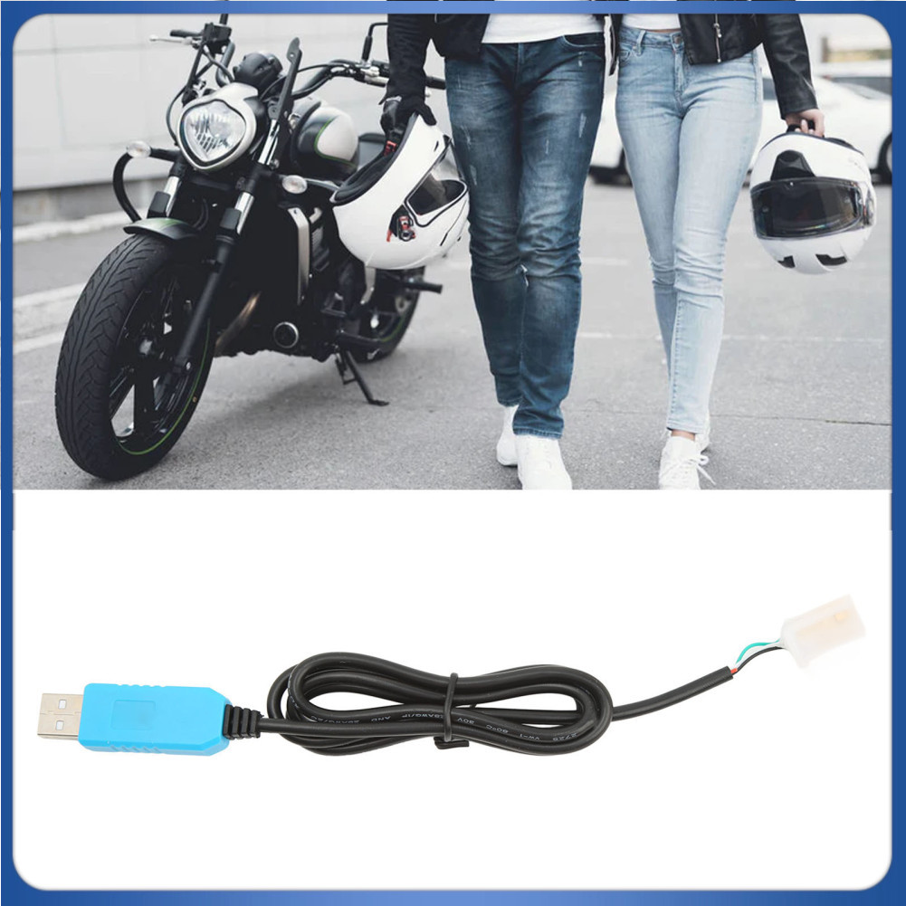 Mingstoree-th Mingstoree-th Qiilu รถจักรยานยนต์ไฟฟ้าสาย USB RS323 ความไวสูงถึง TTL พร้อมความเข้ากันไ