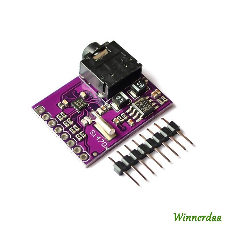 WNN Si4703 RDSs จูนเนอร์วิทยุ FM การประเมินการหักบอร์ดสําหรับ AVRs ARM