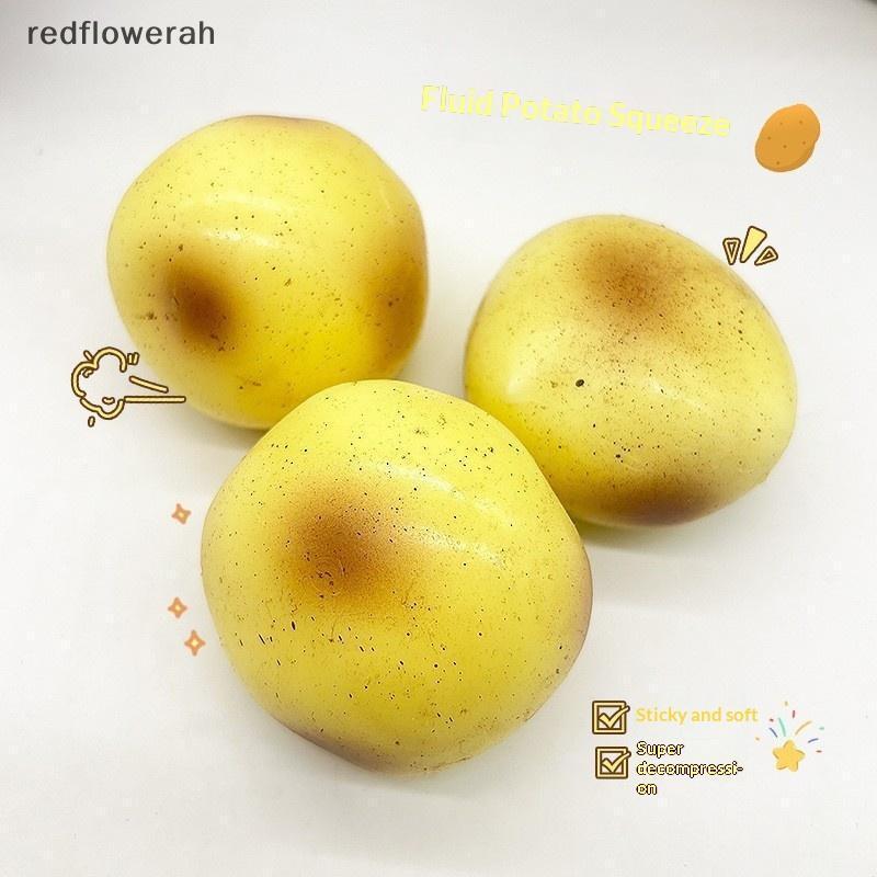 Redflowerah Potato Pudding Stress Ball, Slow Rise Fidget Toy สําหรับความวิตกกังวล TH