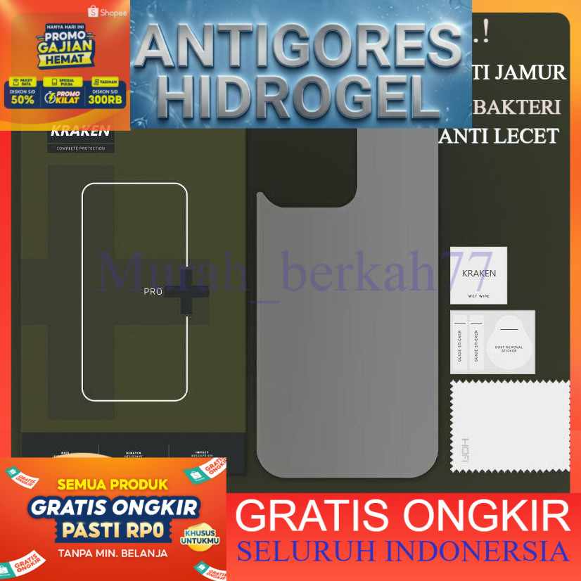 [CASETIFY CUT] Hydrogel Anti-scratch Back iPhone 11 X XR XS 12 SE 13 mini Back skin Tempered Glass 7