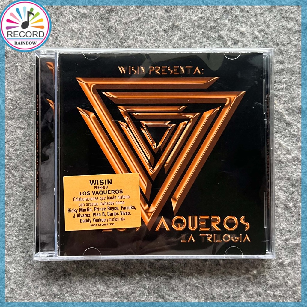 Wisin Los Vaqueros La Trilogia Original CD Album [Sealed] Brand New 1Z07450 HZK