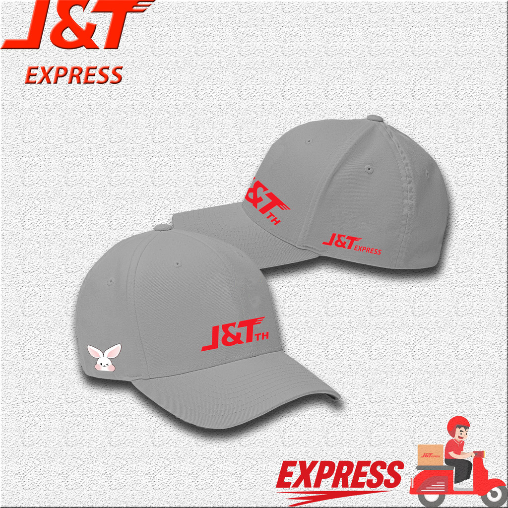 COD หมวกแก๊ป J&T Express ใส่ได้ทั้งชายและหญิง หมวกกันแดดสไตล์เบสิกสำหรับกิจกรรมกลางแจ้งS-5XL