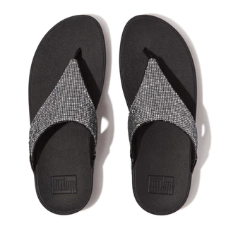 FITFLOP COMM-LULU GLITTERBALL TOE-POST รองเท้าแตะแบบหูหนีบผู้หญิง รุ่น IF9-011 สี SILVER