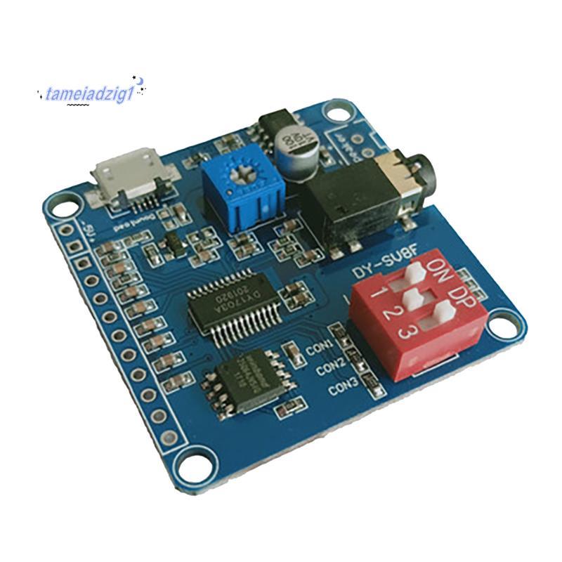 DY-SV8F โมดูลเล่นเสียง MP3 เครื่องเล่น UART I/O Trigger Amplifier Class D 5W 8M เก็บแฟลช SD/TF Card 