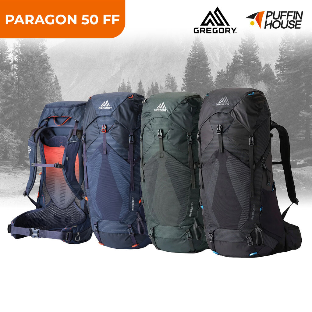 GREGORY เป้เดินป่าสำหรับผู้ชาย เป้ซัพพอร์ตดี เปิดได้ 3 ทาง Paragon 50 FF (2025)