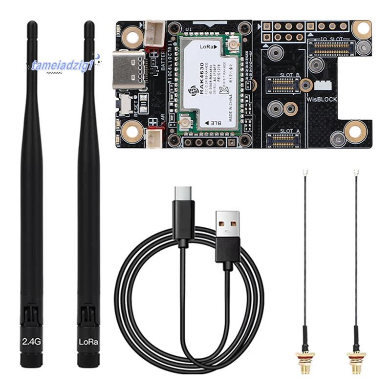 ไร้สาย SX1262 Lora โมดูล RAK4631 LPWAN ไร้สาย WisBlock สําหรับตาข่ายพร้อมเสาอากาศสําหรับตาข่าย LoRaW