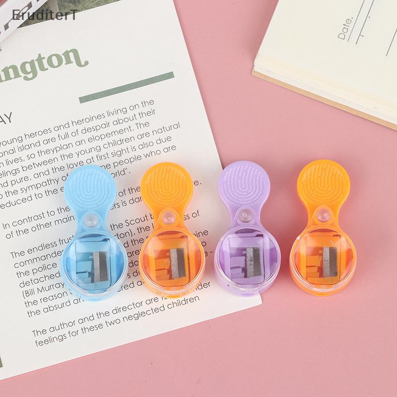 [EruditerT] 4pcs Pointer Pencil Sharpener Mini 2mm Leads Sharpener เครื่องเหลาแบบพกพา [ใหม่]