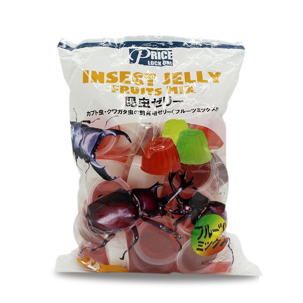 Beetle Jelly Rainbow Shovel Beetle Unicorn Feed แมลงเฉพาะอาหารผู้ใหญ่ผสมน้ําตาลทรายแดงโปรตีนผลไม้