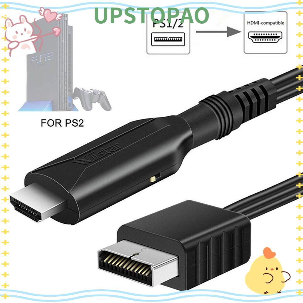 UPSTOPAO Audio Video Converter Cable Full HD Full HD Cable Adapte HD Converter PS2 เป็น HDMI-compati
