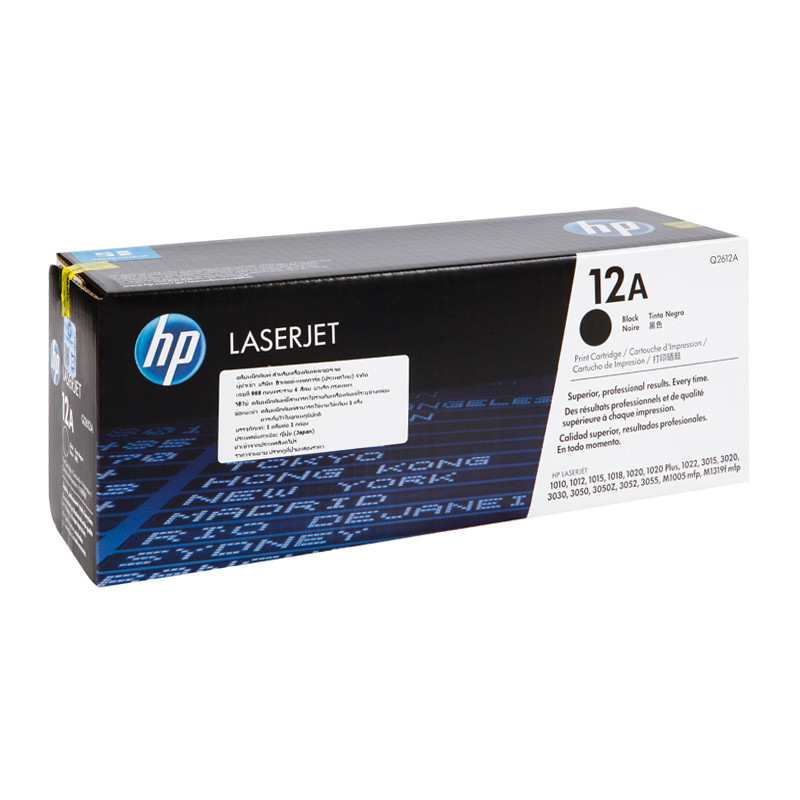 HP ตลับหมึกโทนเนอร์ Toner Cartridge รุ่น 12A (Q2612A) สีดำ
