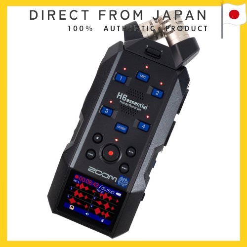 [Authentic / Direct from Japan] เครื่องบันทึกเสียงพกพา ZOOM H6 รุ่น Essential บันทึกได้ 6 แทร็ก
