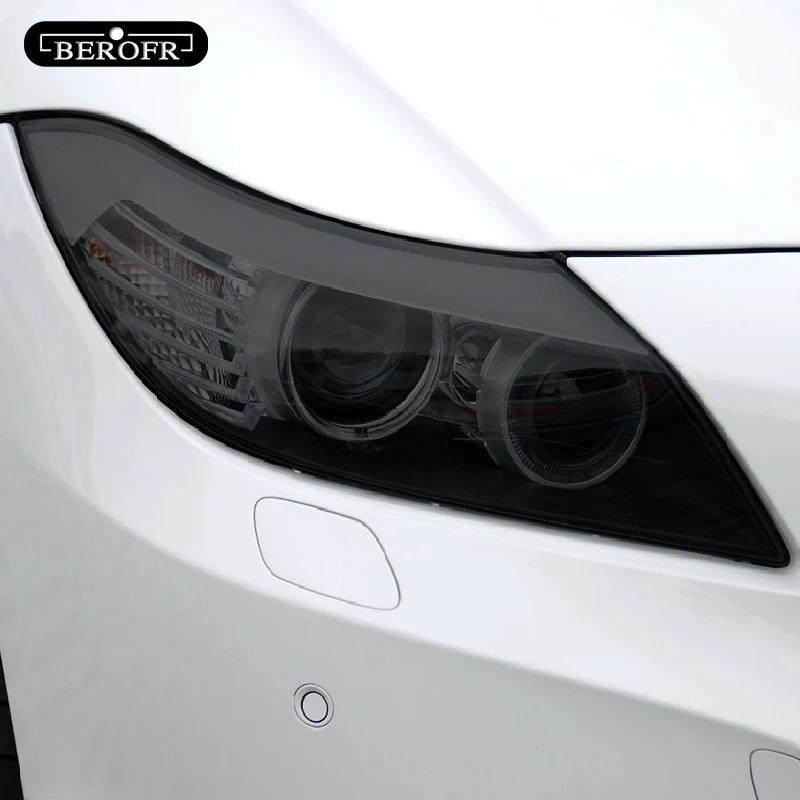 สําหรับ BMW M2 F87 M3 F80 M4 F82 F83 M5 F10 F90 M6 M8 I3 I8 Z4 E89 G29 ไฟหน้ารถสีรมควันสีดําป้องกันฟ