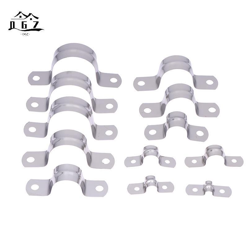 [OGZ] สแตนเลส U-Shaped Tube Clamp อานโลหะ Tube Clamp U Conduit Braet สําหรับการใช้งานสําหรับงานหนัก 