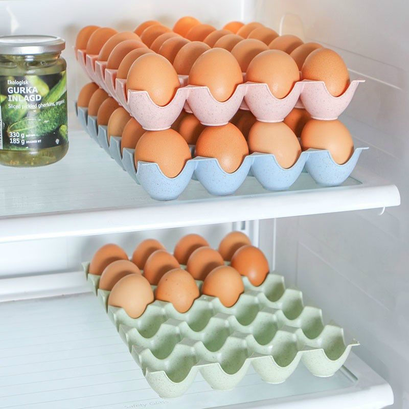 Household egg storage box, storage container, egg storage, fiber wheat egg, new product, fresh-keepi
