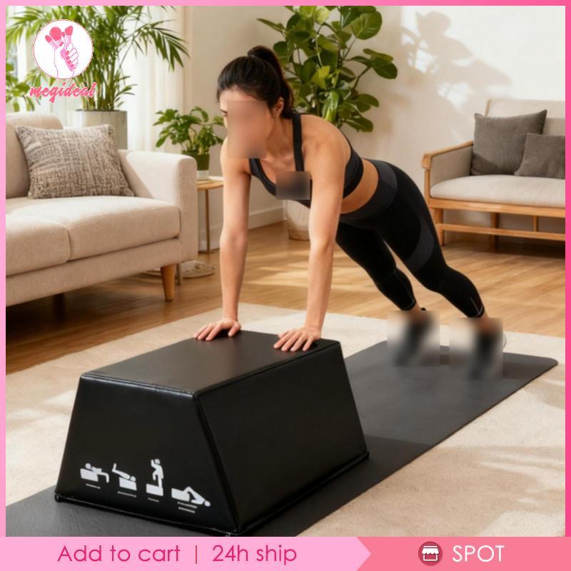 [MEGIDEAL] Hip Thrust Box Multifunctional Glute Bridge Bench Hip Thrust Bench Stable Glute