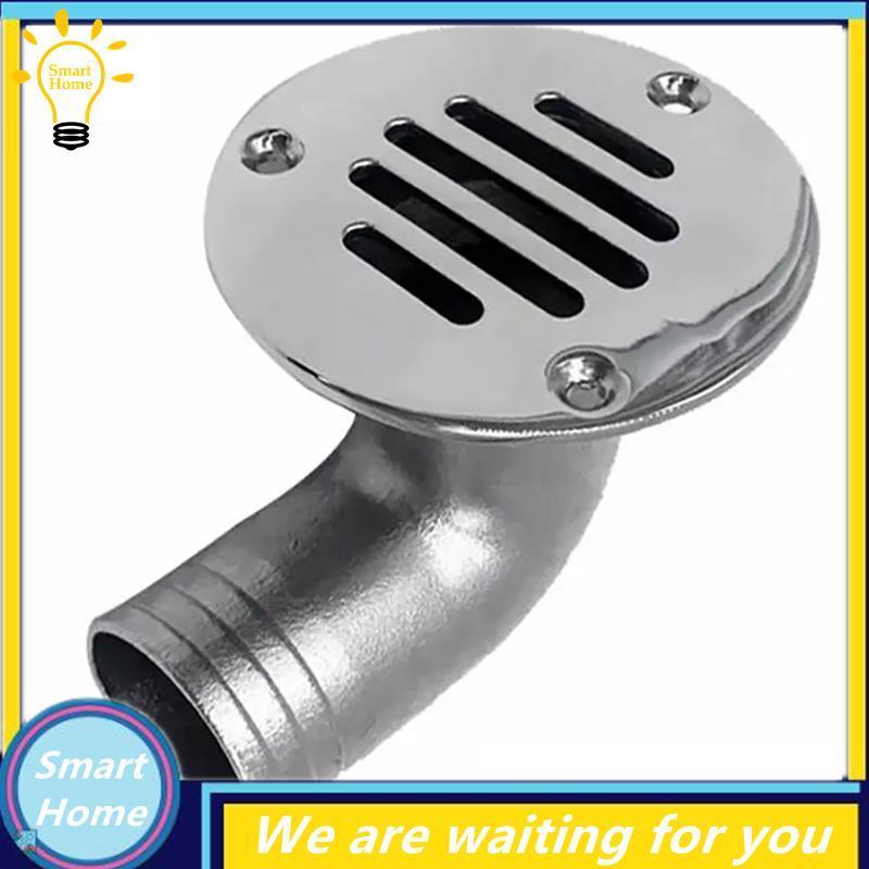 [Hmou] Alastin 32/38mm Boats Floor Drain 316 Stainless Steel One-Piece Curved Floor A