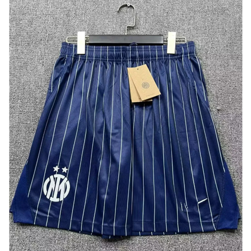 2026 2027 Inter Milan Away Blue Soccer Shorts กางเกงฟุตบอลใหม่