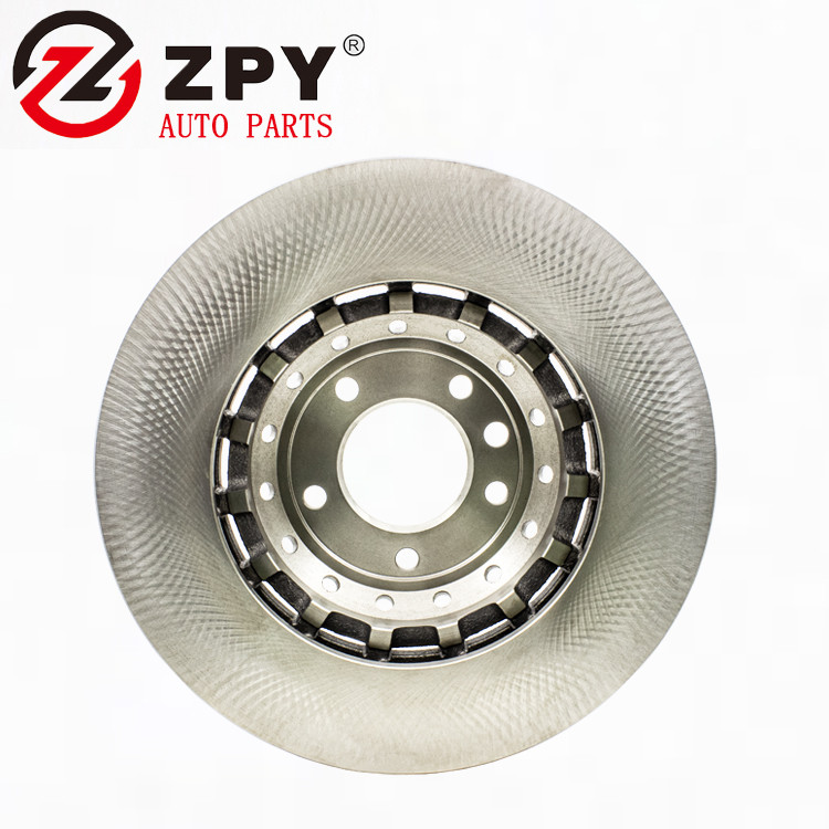 ZPY อะไหล่รถยนต์ระบบเบรกอัตโนมัติประสิทธิภาพสูง 95835140350 จานเบรคหน้า 390 มม. สําหรับ Cayenne (92A