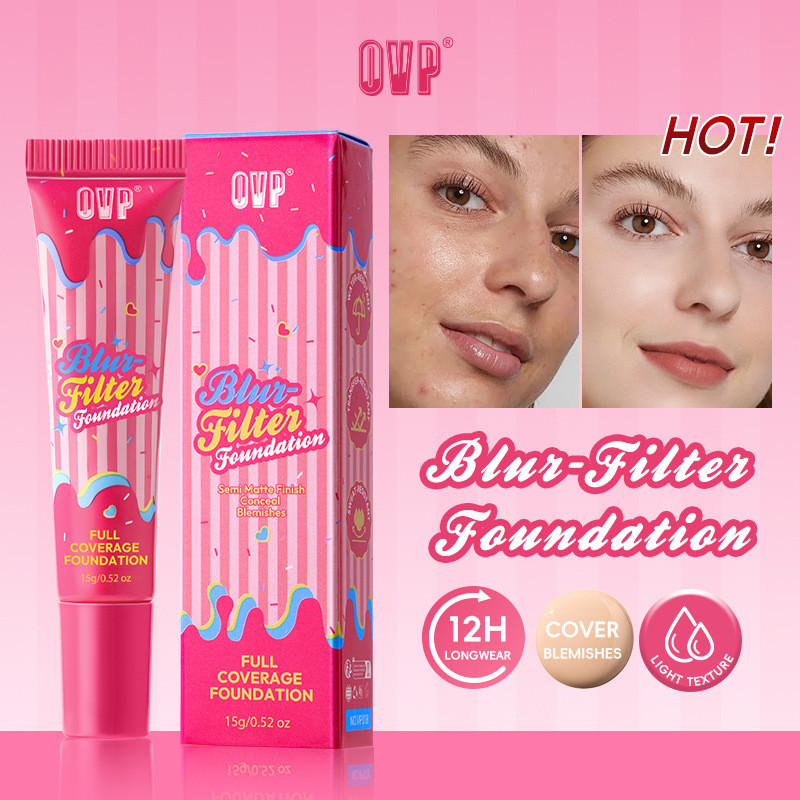 Ready Accessories Makeup OVP Liquid Foundation Matte Oil Control คอนซีลเลอร์ Moisturizing Service Lo