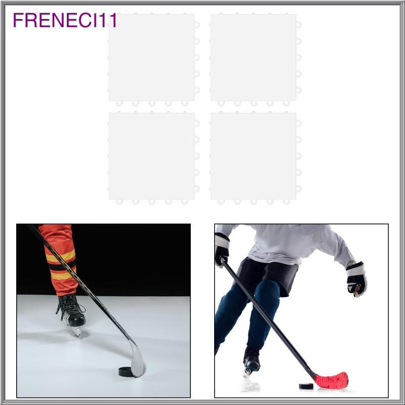 [freneci11] 4x Ice Hockey พรมปูพื้น Ice Hockey Board ปฏิบัติ Roller Skating Ball Pad