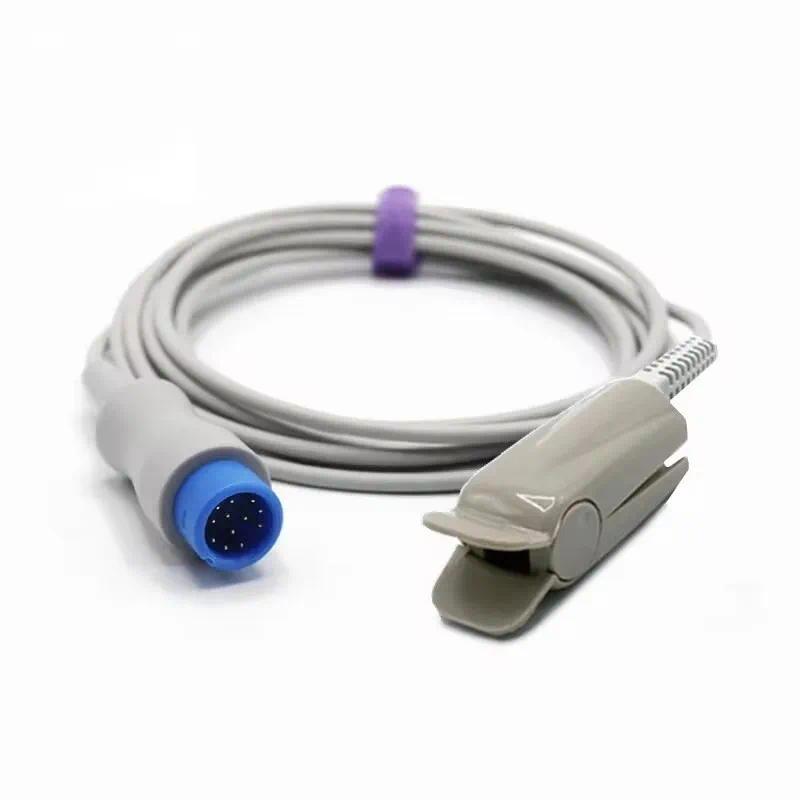 【QJ】Mindray Datascope 12-Pin Direct SpO2 Sensor Probe ใช้งานร่วมกับ DPM6, DPM7, PM5000, PM6000, PM80