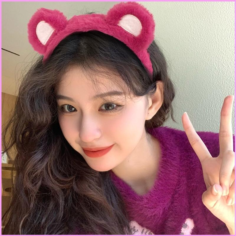INF ที่คาดผมการ์ตูนน่ารัก Creative Pattern Hairbands ตุ๊กตาผู้หญิงผม Hoop