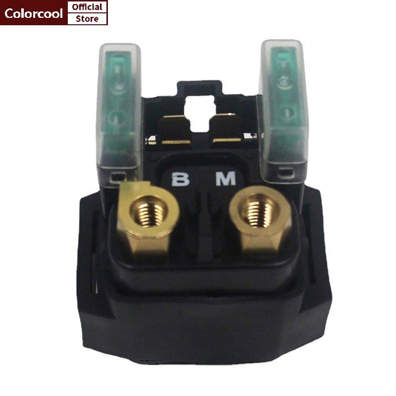TH รถจักรยานยนต์ Starter Solenoid เริ่มต้นรีเลย์เหมาะสําหรับ YFM250 350 400 450 660 อุปกรณ์เสริมรถจั