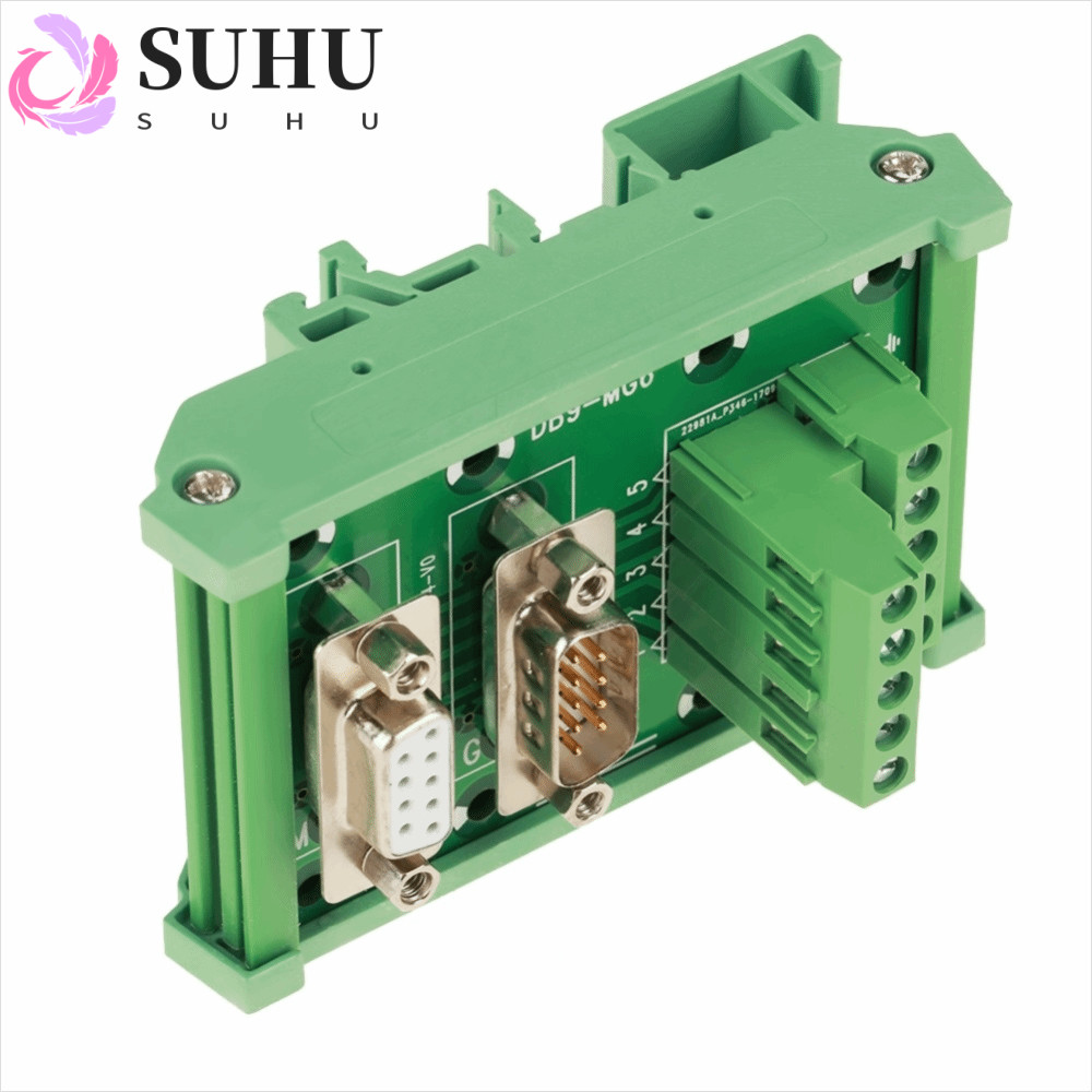 SUHU DB9 Breakout Board, ชาย/หญิง Connector DB9-MG6 DB9 DIN Rail โมดูล, การเชื่อมต่อที่เชื่อถือได้ D