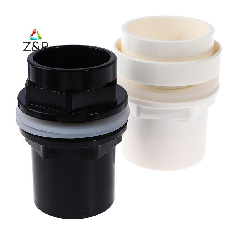 Z&P 20-50 มม.ตัวเชื่อมต่อ PVC Thien Fish Tank Garden Drain Adapter COD