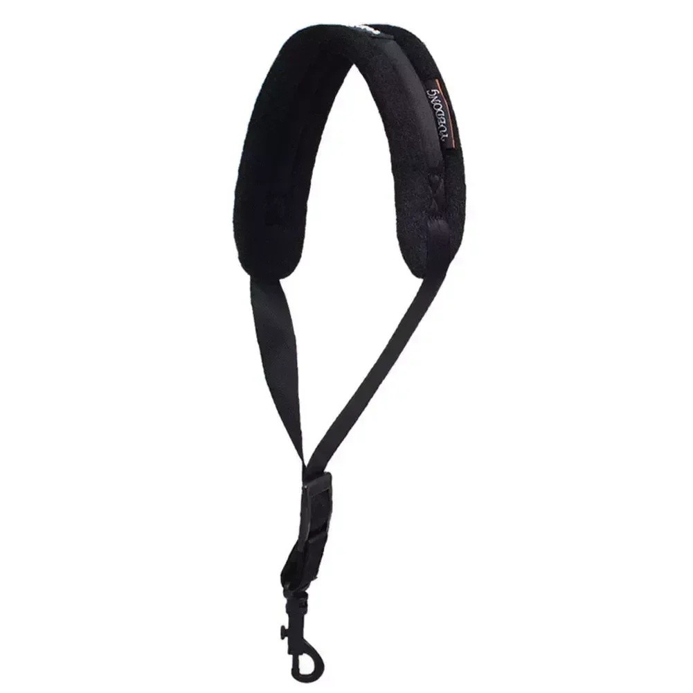 Clearance SPORTFUNSF ปรับแซกโซโฟนสายคล้องคอสบาย Breathable สําหรับ Alto Soprano Tenor Bass Clarinet 