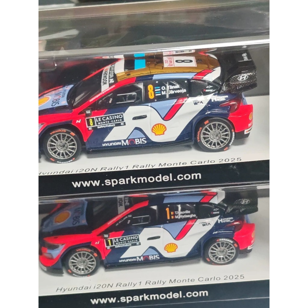 [Ready Stock] spark 1: 43 Hyundai i20n Rally Car Model Hyundai 2025