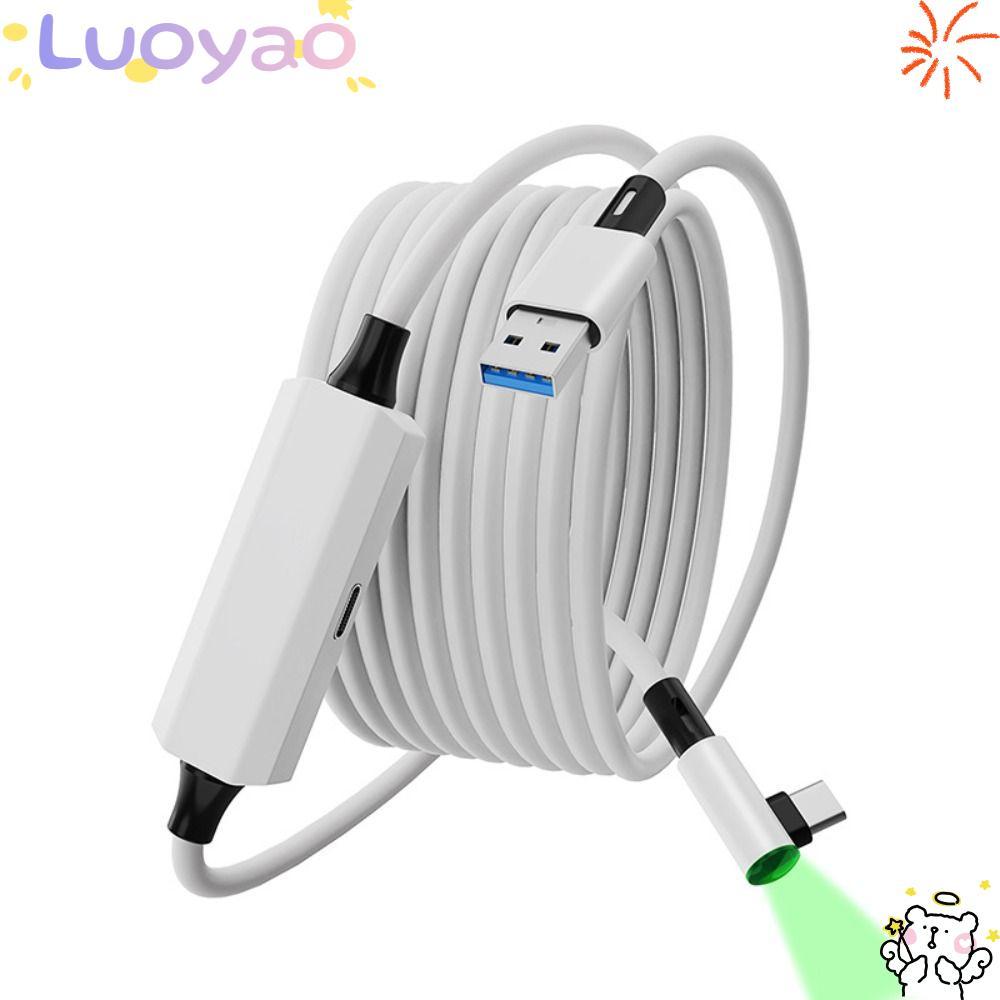 LUOYAO1 Data Transfer Cable,ประเภทA To C USB3.2 Gen1 5M VR Link Cable,คุณภาพสูงStable 5Gbpsชาร์จ Whi