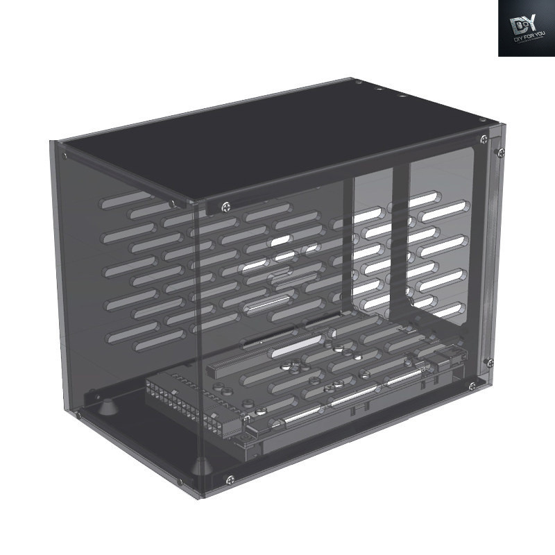 Dfy Thunderbolt GPU Dock TH3P4G3 กล่องเปลือกโลหะสถานีเชื่อมต่อพลังงานคงที่