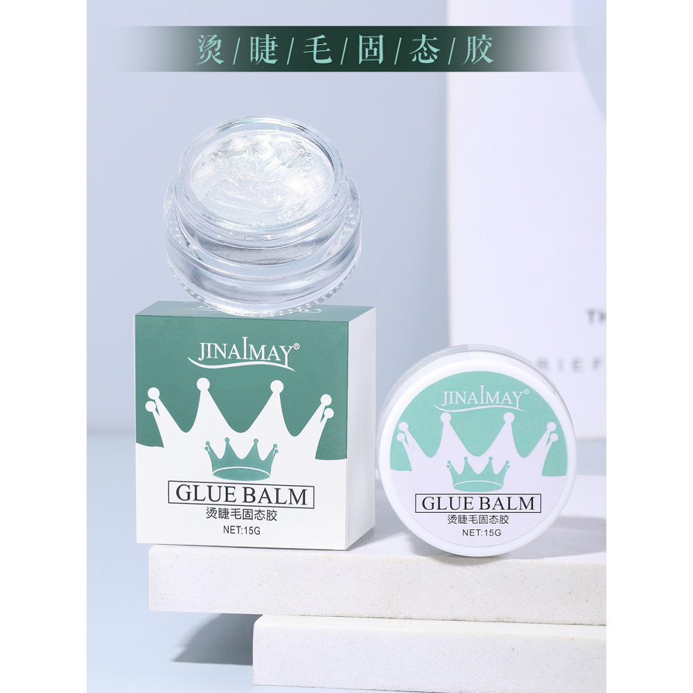 Eye Eyelash Shop เกาหลี Keratin Eyelash Curling Solid ครีมขนตา Curling กาว Non-Irrating Hypoallergen
